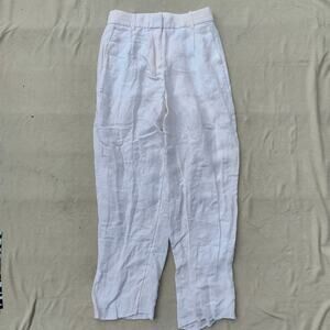 J. Crew White Wide Leg Pants